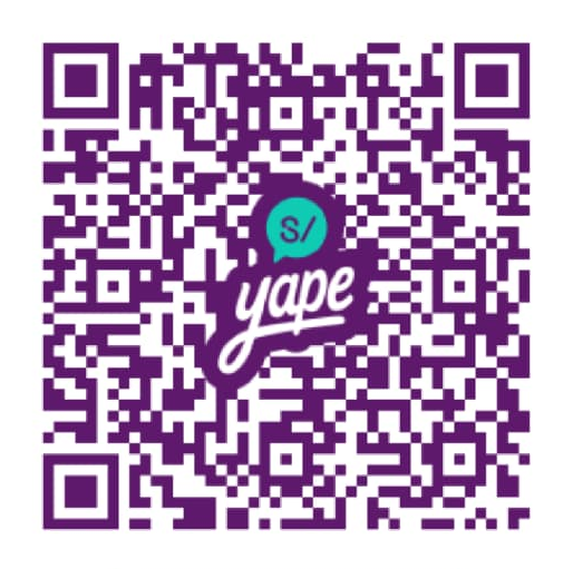 Código QR de Yape para pagar